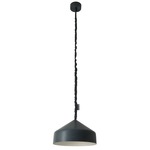 Matt Cyrcus Lavagna Pendant - Black Chalkboard / Silver