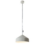 Matt Cyrcus Cemento Pendant - Grey Cement / White