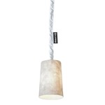 Matt Paint Nebula Pendant - White / White