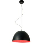 Matt H2O Lavagna Pendant - Black Chalkboard / Red