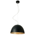 Matt H2O Lavagna Pendant - Black Chalkboard / Gold