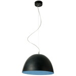 Matt H2O Lavagna Pendant - Black Chalkboard / Blue