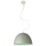 Matt H2O Cemento Pendant - Grey Cement / Turquoise