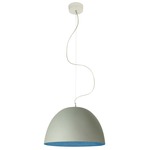 Matt H2O Cemento Pendant - Grey Cement / Blue