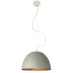 Matt H2O Cemento Pendant - Grey Cement / Bronze