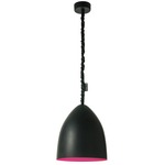 Matt Flower S Lavagna Pendant - Black Chalkboard / Magenta