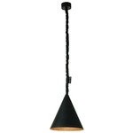 Matt Jazz Lavagna Pendant - Black Chalkboard / Bronze