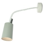 Matt Paint Cemento Wall Sconce - Grey Cement / White