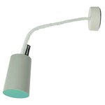 Matt Paint Cemento Wall Sconce - Grey Cement / Turquoise