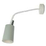 Matt Paint Cemento Wall Sconce - Grey Cement / Silver