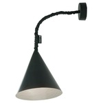 Matt Jazz Lavagna Wall Sconce - Black Chalkboard / Silver