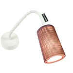 Trame Paint Stripe Wall Sconce - White / Red Stripe