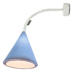 Trame Jazz Stripe Wall Sconce - White / Blue Stripe