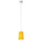 Be.Pop Cacio and Pepe Pendant - Transparent / Yellow