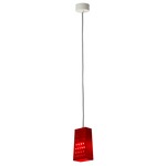 Be.Pop Cacio and Pepe Pendant - White / Black / Red