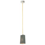 Be.Pop Cacio and Pepe Pendant - Yellow / Grey