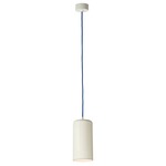 Be.Pop Candle 1 Pendant - Blue / White