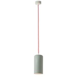 Be.Pop Candle 1 Pendant - Red / Grey