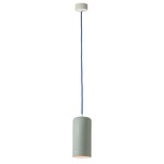 Be.Pop Candle 1 Pendant - Blue / Grey