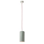 Be.Pop Candle 1 Pendant - White / Red / Grey
