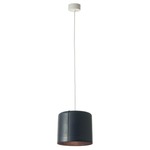 Be.Pop Candle 2 Pendant - White / Dark Blue