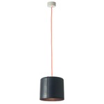 Be.Pop Candle 2 Pendant - Orange / Dark Blue