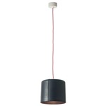 Be.Pop Candle 2 Pendant - White / Red / Dark Blue