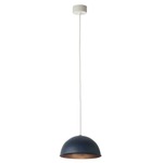 Be.Pop Pop 1 Pendant - White / Dark Blue