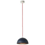 Be.Pop Pop 1 Pendant - Red / Dark Blue