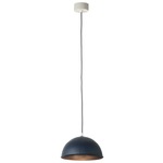 Be.Pop Pop 1 Pendant - White / Black / Dark Blue