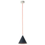 Be.Pop Pop 2 Pendant - Orange / Dark Blue