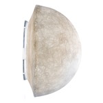 Button Outdoor Wall Sconce - White