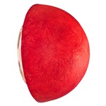 Button Outdoor Wall Sconce - Red