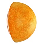 Button Outdoor Wall Sconce - Orange