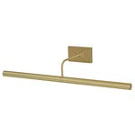 Slim Line DSL Picture Light - Satin Brass