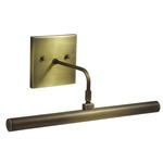 Slim Line DSL LED Picture Light - Antique Brass