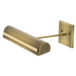 Traditional Strap Motif Picture Light - Antique Brass / Polished Brass