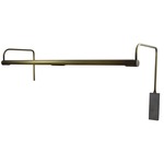 Slim Line SL Picture Light - Antique Brass