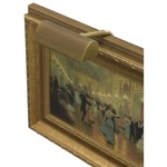 Classic Traditional Picture Light - Weathered Brass