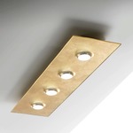 Pois Ceiling Light Fixture - Gold Foil