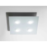 Pois Square Ceiling Light Fixture - White