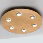 Mir Ceiling Light - Discontinued Model - Gold Foil