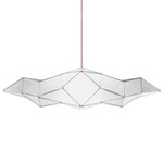 Fold Emerald Pendant - White