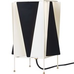 B-4 Table Lamp - White / Black