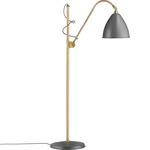 Bestlite BL3 Medium Floor Lamp - Grey / Brass
