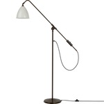 Bestlite BL4 Floor Lamp - Classic White / Black Brass