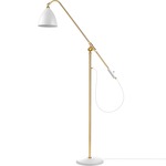 Bestlite BL4 Floor Lamp - Matte White / Brass