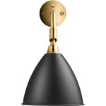 Bestlite BL7 Wall Sconce - Soft Black / Brass
