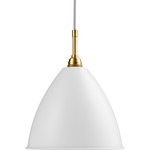 Bestlite BL9 Pendant - Matte White / Brass