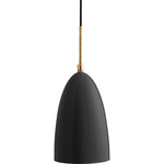 Grashoppa Pendant - Brass / Matte Black